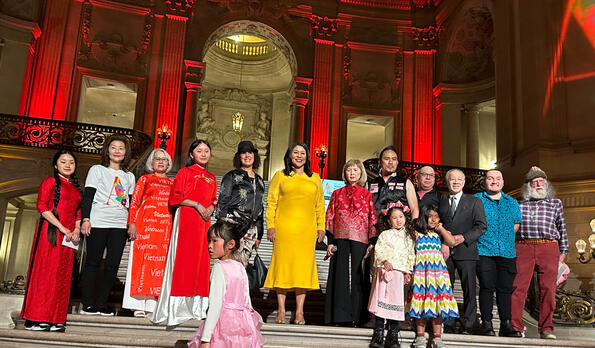 Attending the APA Heritage Reception for AAPI month